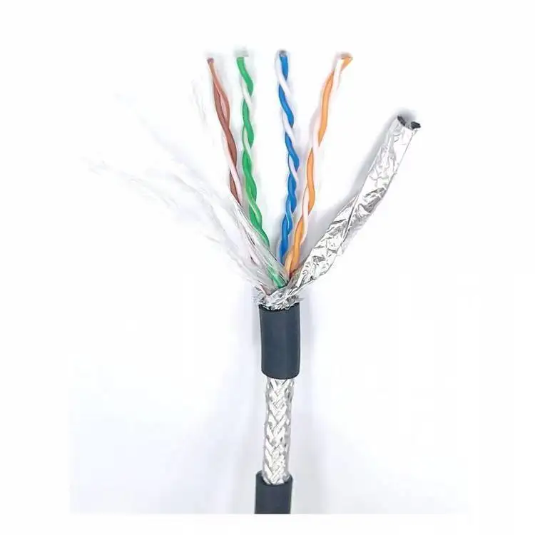 Custom 3 4 5 6-Core Electrical Multicore Shielded Twisted Power Control Cable with Rubber Insulation