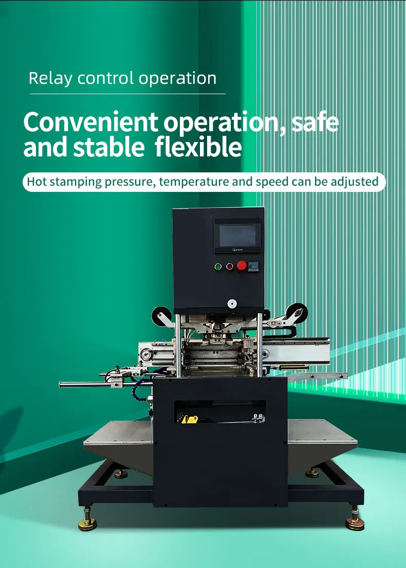  Pneumatic gold foil stamping machine/ automation hot printing