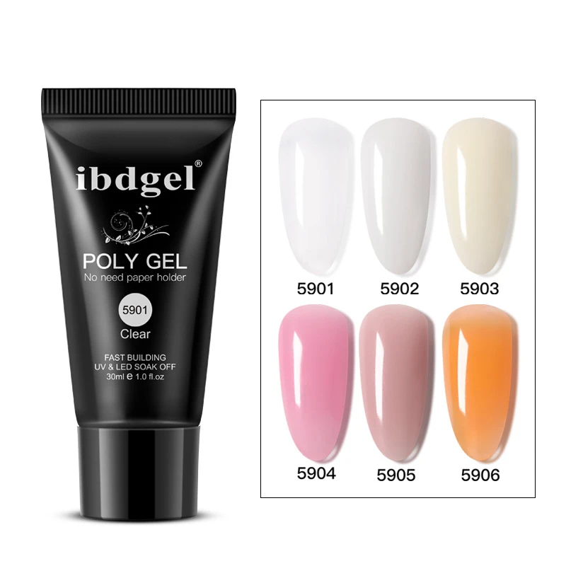 Ibdgel 2021 new bottle tech acrylic nail kit professional Of gel polish set poly