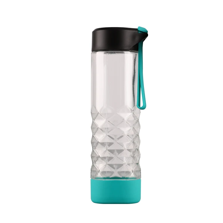 
Own Brand Borosilicate Wholesale Mirror Crystal Bright Glass Water Bottle 