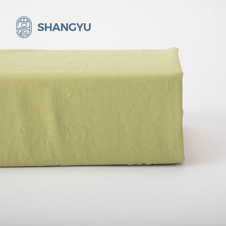 Wholesale 100% cotton woven fabric washed cotton 100gsm cotton poplin fabric for shirt