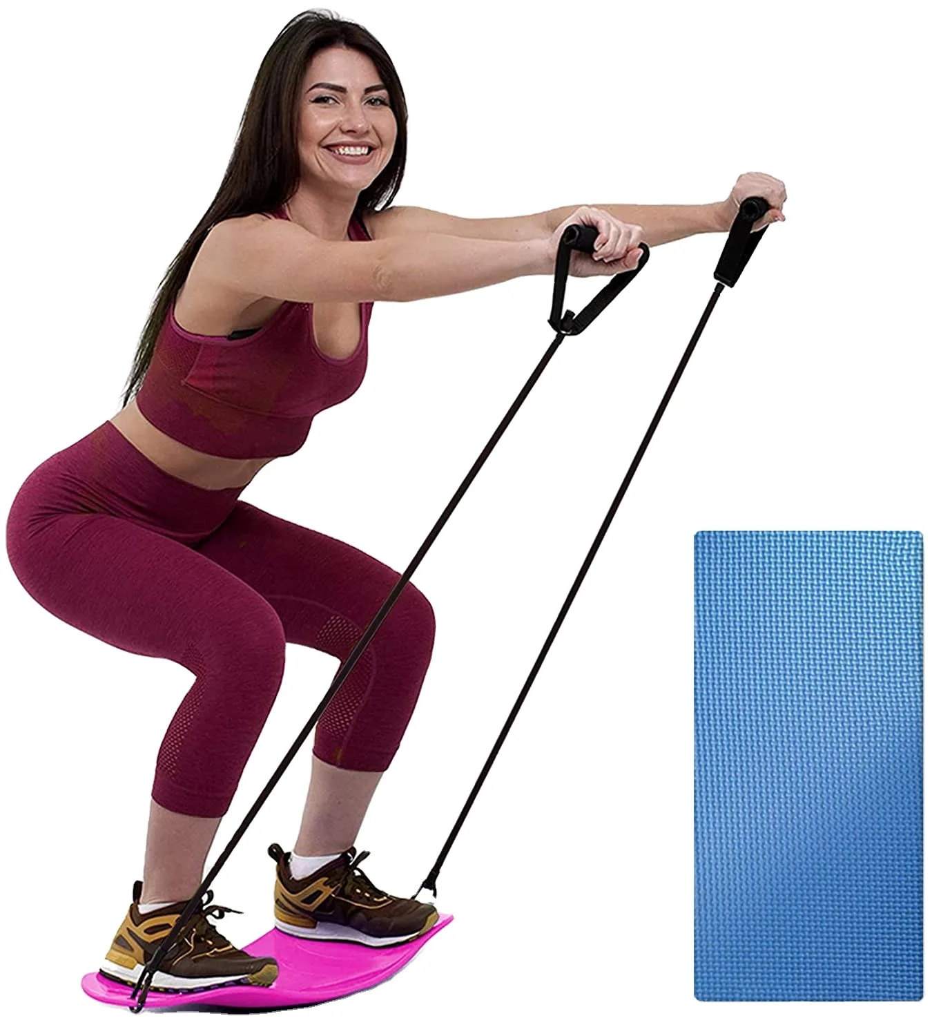 Подъемная фитнес-балансировочная доска, тренировочная сердцевина, тренировочная доска для йоги, фитнеса, тренировочная балансировочная доска для брюшных мышц, оборудование для йоги