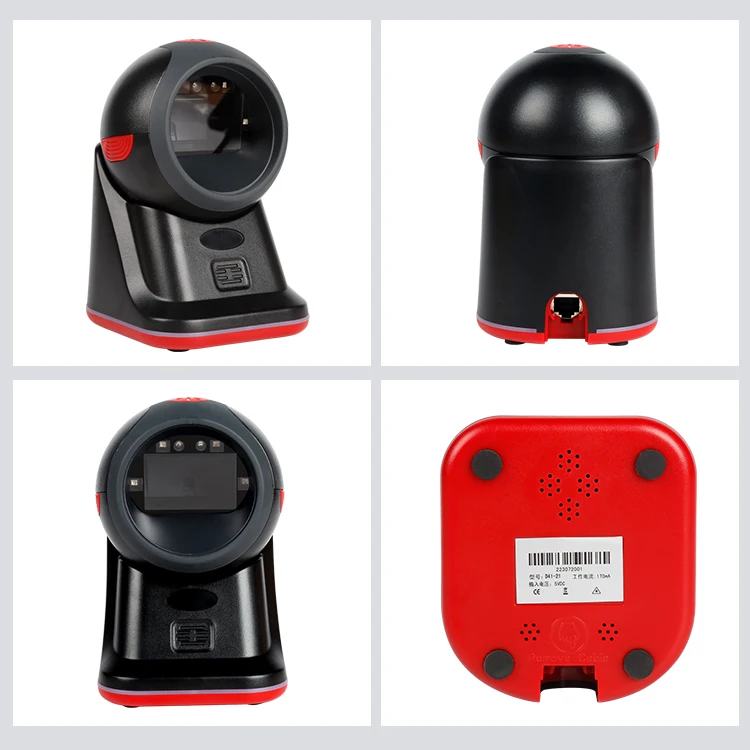 Cheap Price High Quality Edoo Handsfree Omni Directional Cmos Bar Code Reader 1d 2d Desktop Barcode Scanner