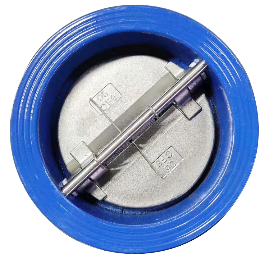 Manufacture dual plate swing wafer one way non return check valve price