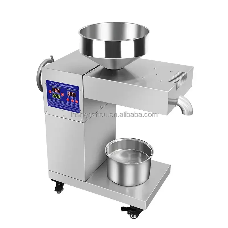 Home commercial Use Screw Oil Press Machine for Sunflower Seed Almond Walnut Oil-Used Pressed from Plant & Seed
