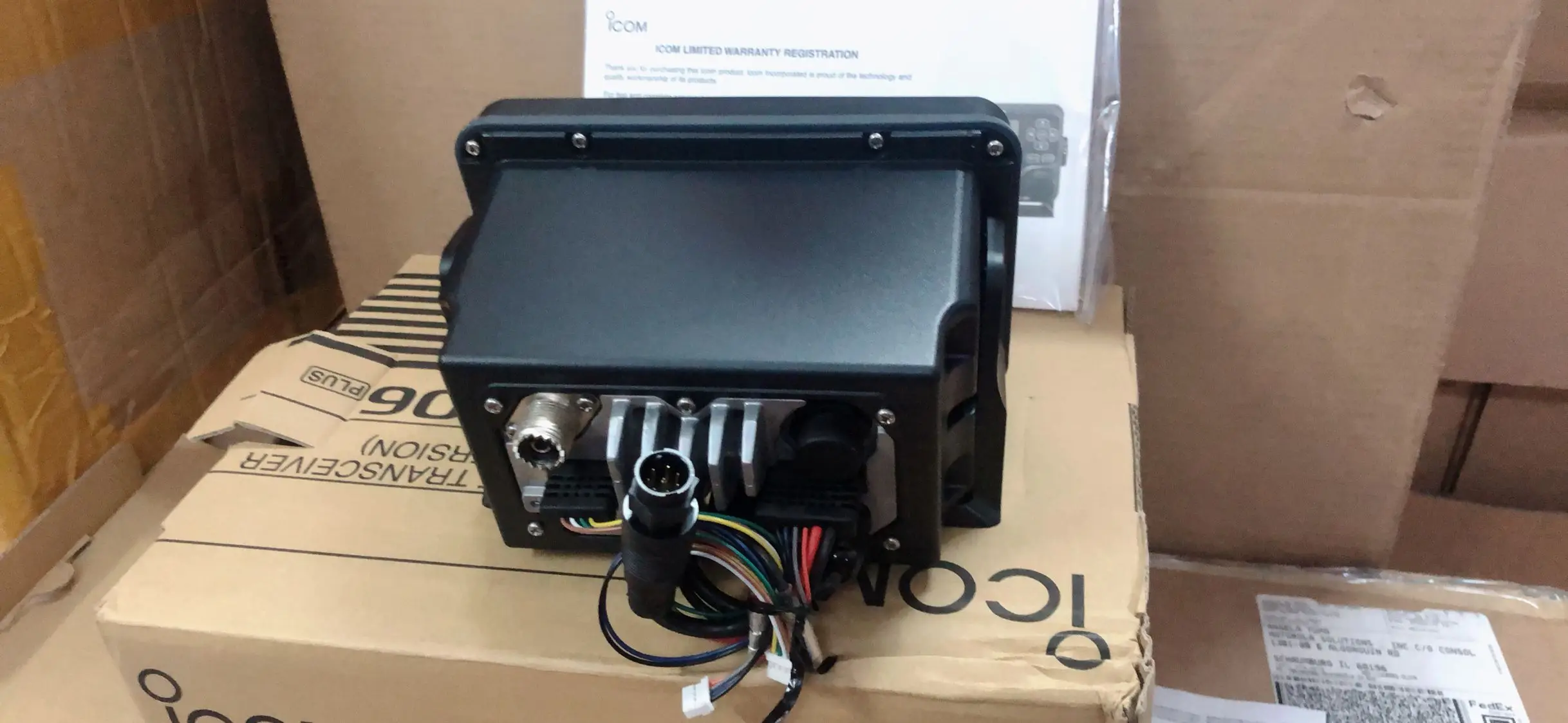 IC M506  VHF Marine Transceiver ICOMFixed Mount VHF and GPS/AIS Receiver Combo with NMEA 2000 Connectivity