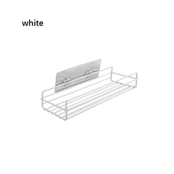 Bathroom Storage Shelves Wall Hanging Holder Punch Free Shampoo Basket Storage Racks For Shower Gel Kitchen Seasoning