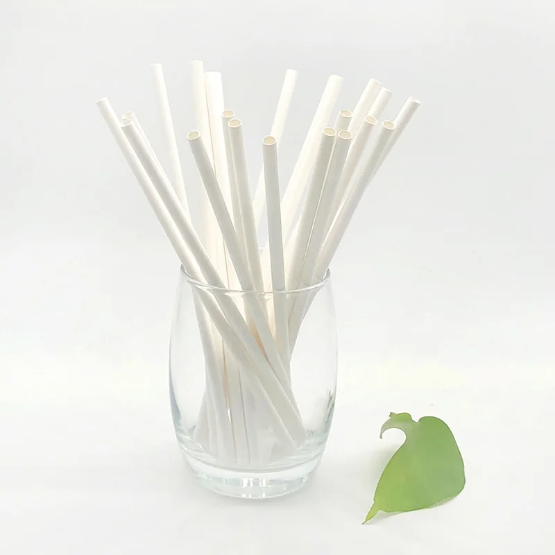 Paper Straws Individually Wrapped Biodegradable Disposable Paper Drinking Straws Party Birthday Wedding Restaurant
