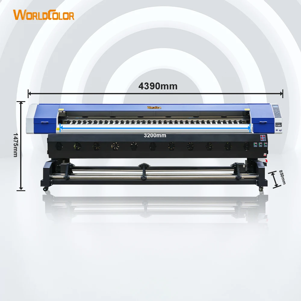 27 years factory direct sale eco solvent more function 3.2m large format inkjet printer machine F1080A1/i3200 head optional