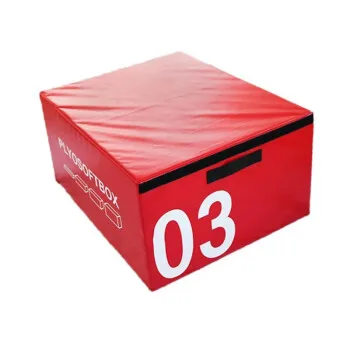 Fitness Plyometric Plyo Box PVC EPE 4 in 1 Soft Jump Box