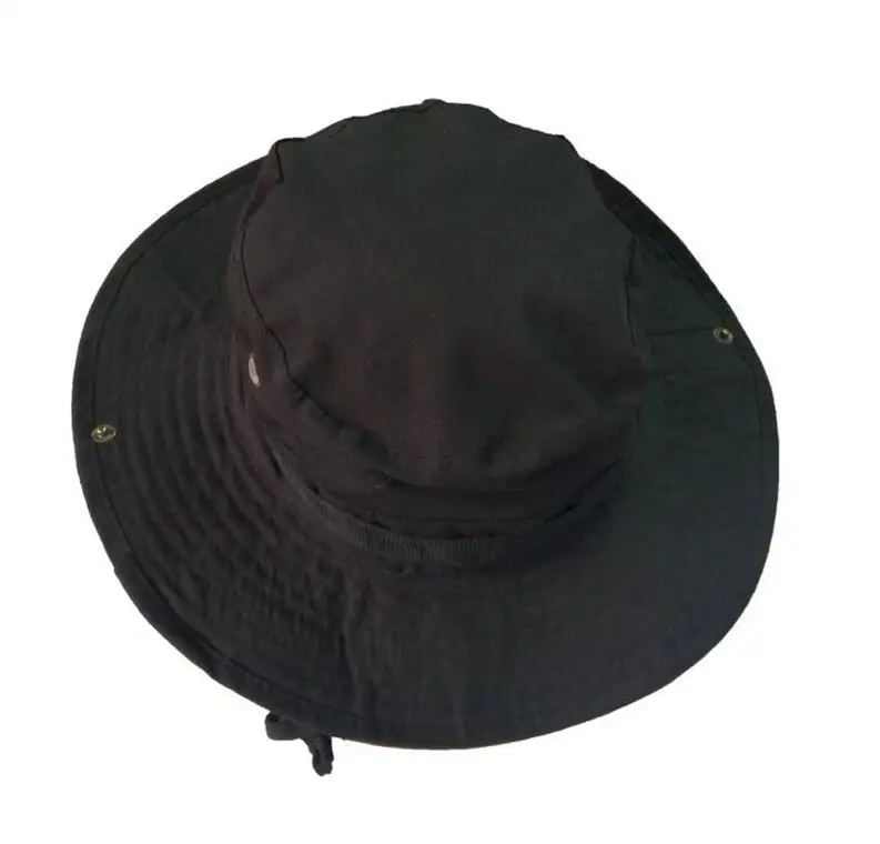 Black color Tactical Sports Boonie BDU Hat Cap