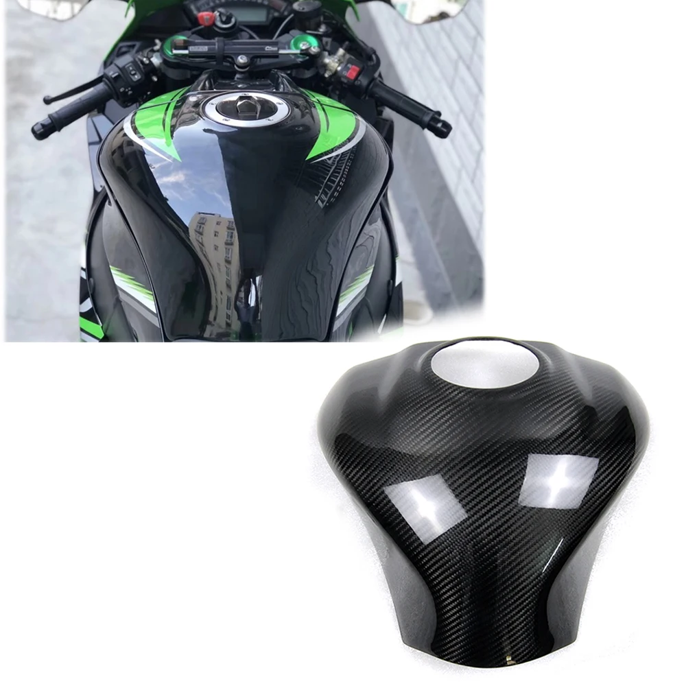 Полная крышка бака для Kawasaki ZX10R 2011-2021 ZX10RR 2016 + SE 2019 из углеродного волокна