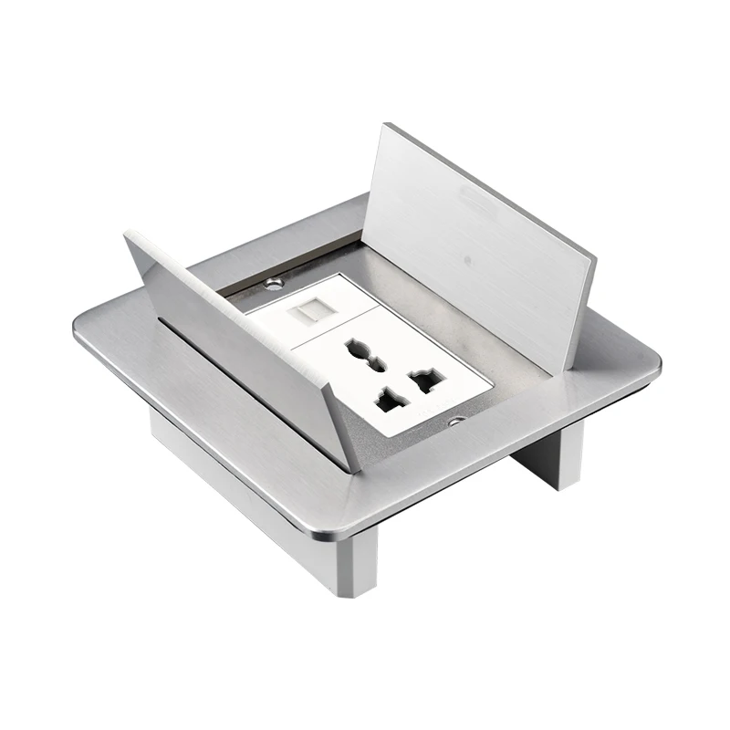 Электрическая Выдвижная напольная розетка 5-PIN необычная USB модульная комбинация под заказ мощность латунь нержавеющая