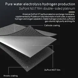 SPE PEM Tech 99.99% чистота новый продукт электролитический водородный аппарат VST-IH-09 ингалятор 600 мл/мин газ цена