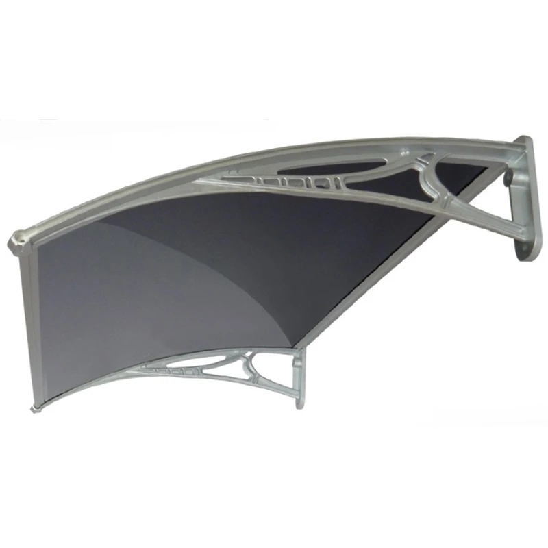 outdoor door clear window awning polycarbonate Hollow sheet Plastic stent awning canopy