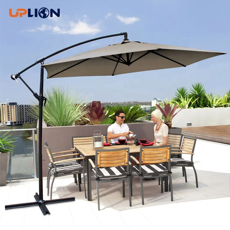 Uplion garden patio banana hanging outdoor parasol patio pool sun shades cantilever umbrella