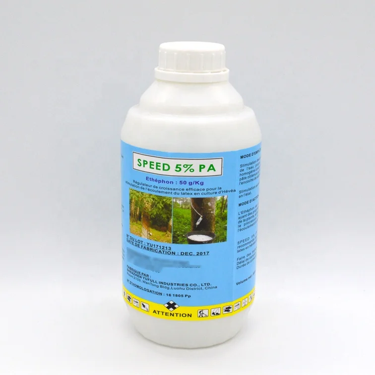 Ethephon 480G/L SL 40% SL 5% Paste PGR Plant Growth Regulator Rubber Tree growth promoter