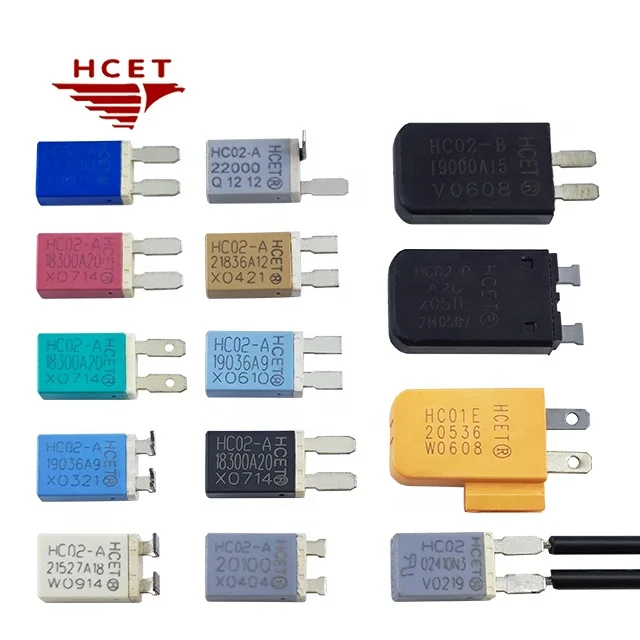 HC02 Bi-metal Snap-Action Motor Thermal Protector Overcurrent   Overload Protector