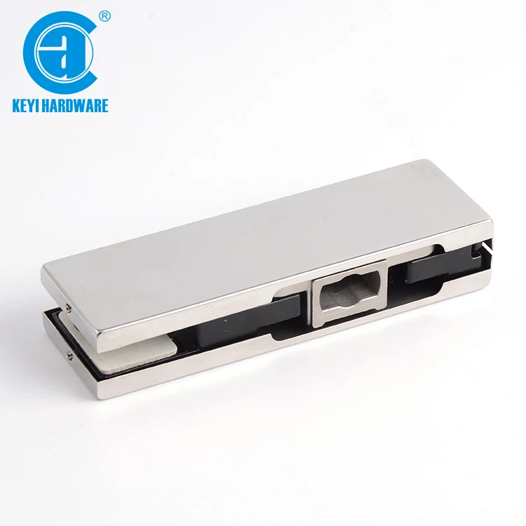 Stainless Steel plate and Aluminum Alloy body Glass Door Clamp Patch Bottom Fitting Door Hinge Door & Window Accessories
