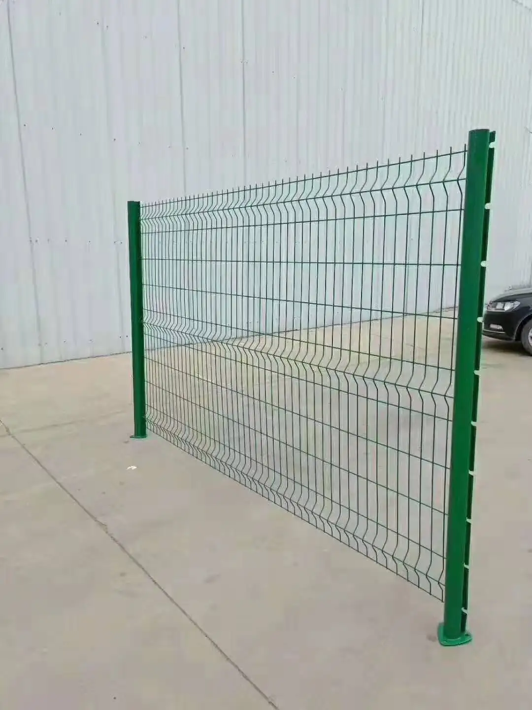 Powder Coating 3d Curved Welded Wire Mesh Fence Garden Fence Panels