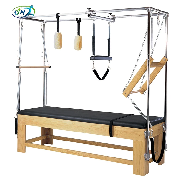 Multi-function Professional Wood Equipment Reformer Machine Oak Pilates Trapeze Pilates Cadillac