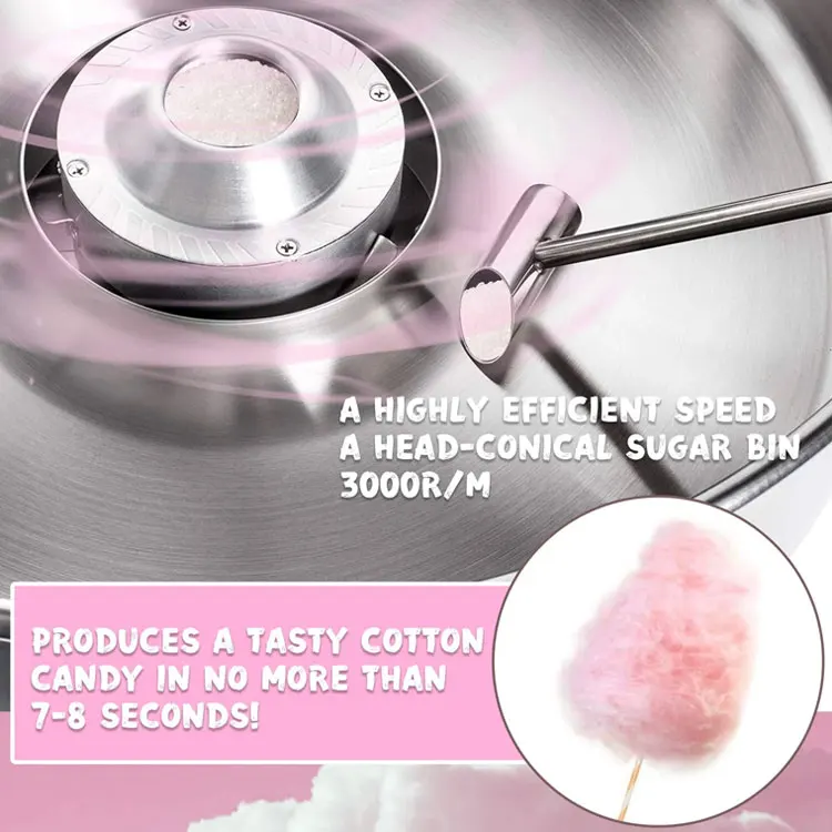 Cotton Candy Machine Glitter Bomb Cups Maker Vend Body Spray Packaging Bags Floss Cotton Candy Machine