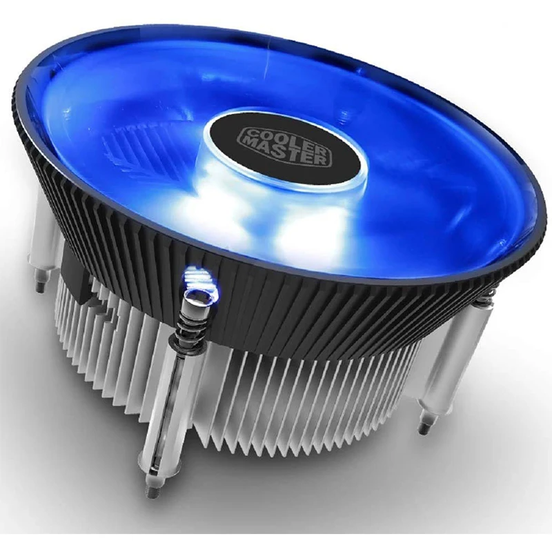 Новейший модный процессор 3Pin прозрачный лопастной башенный Радиатор с охлаждающим вентилятором ЦП