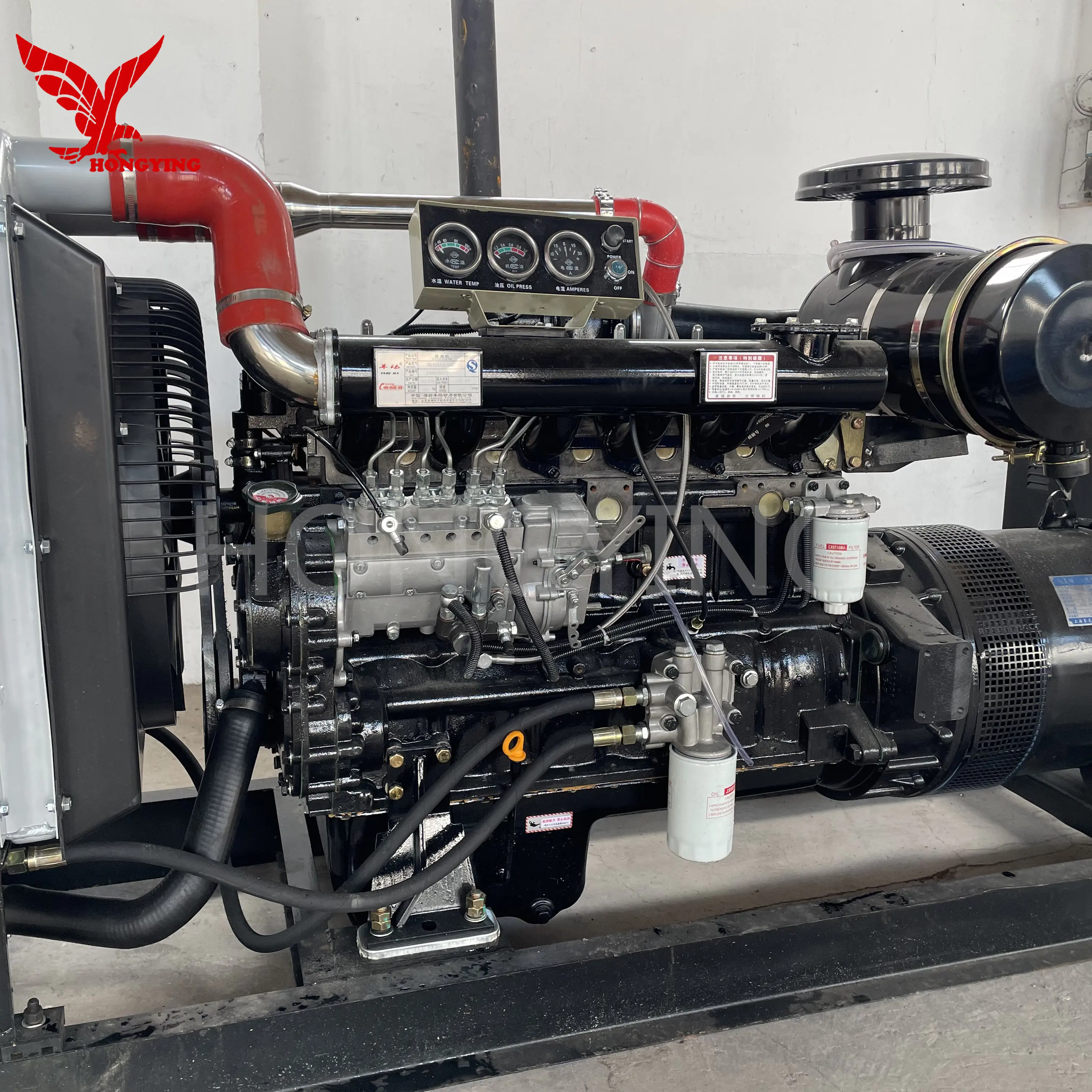 100kw Water Cooling Low Noise Methane Gas Powered Biogas Generator Set