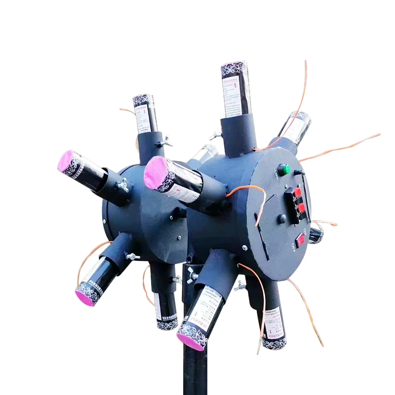 Remote Control Fireworks Fountain Pyrotechnics double wheels electric magical windmill Fireworks igniter