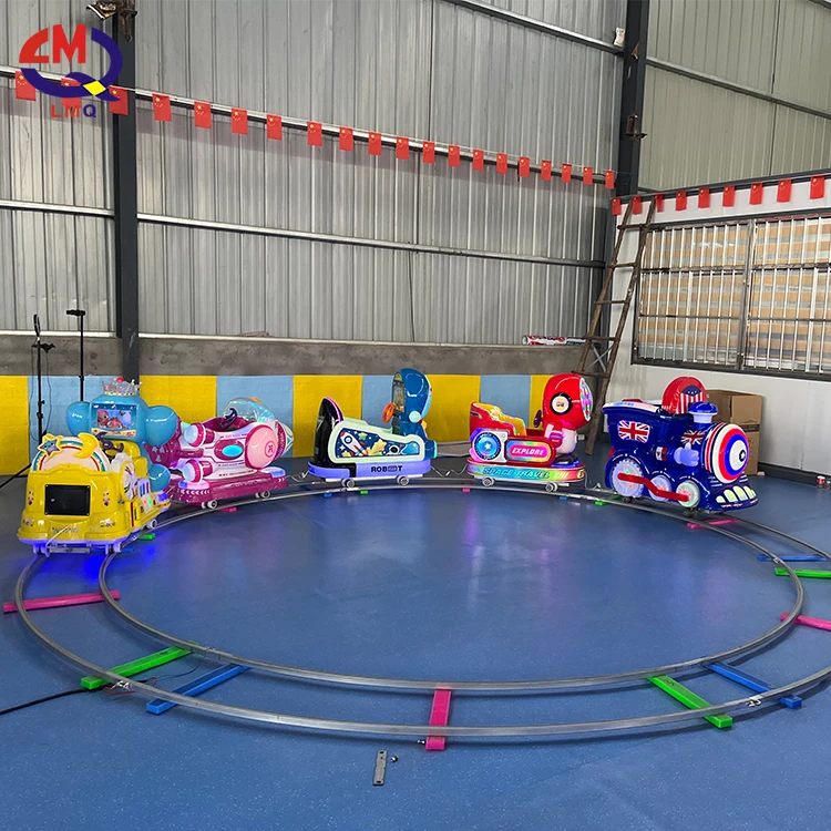 Kids Electric Mini Track Train Amusement Park Train Amusement Park Rides Good Electric Track Train Ride For Sale