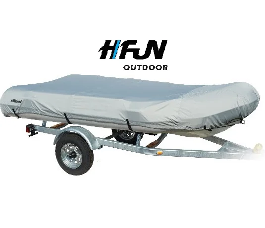 High quality custom Logo 600d 600 denier boat fender cover lost creek kayak 10 console cover boat stretch cover