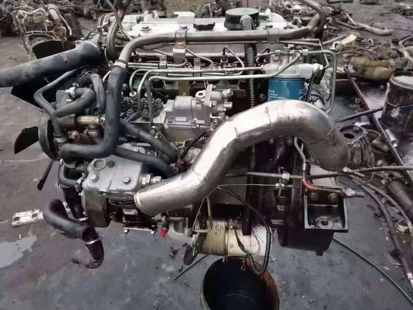 Used diesel engine assembly for perkins 1004