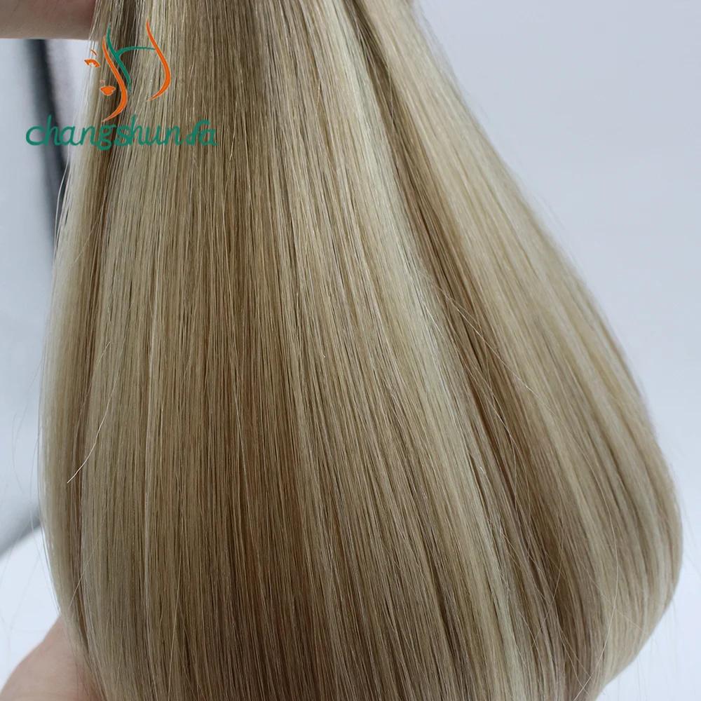 Changshunfa New Product Factory price Genius weft Hair extension Molly mae# color straight