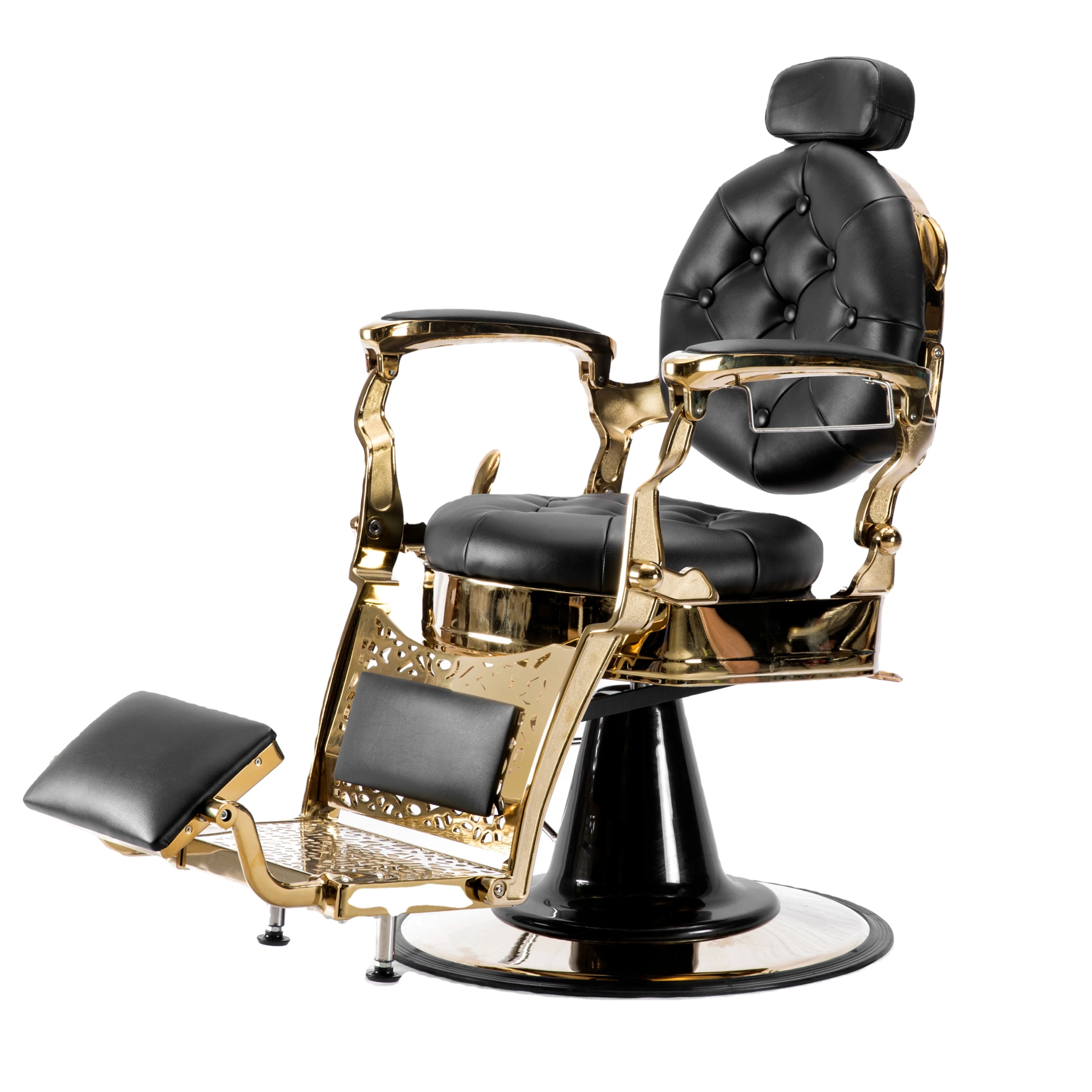 Factory Supply shampoo unit and barber chair for sale,Good Quality golden  Barber Chair