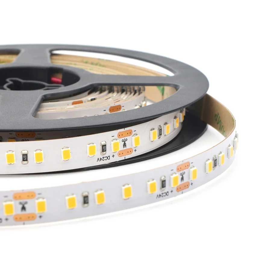 High Consistency Narrow PCB SMD2835 High Density 600LEDs/m LED Stripe light