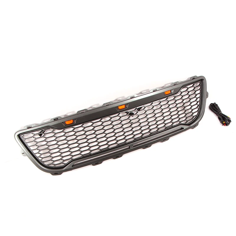 Raptor Style Grill Bumper Grill Fit For Ford F150 1999-2003 With Amber Light Dropshipping Ship From USA