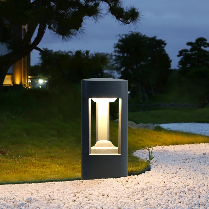 10W 300mm 600mm 900mm height SMD led outdoor bollard light lawn light