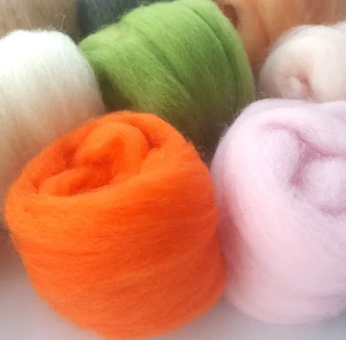 Wool roving the lowest price merino wool roving with knitting