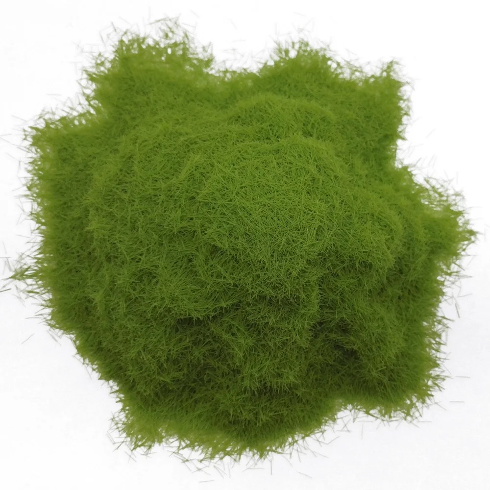 Grass Green 5mm Nylon Flocking Powder for Miniature House Lawn