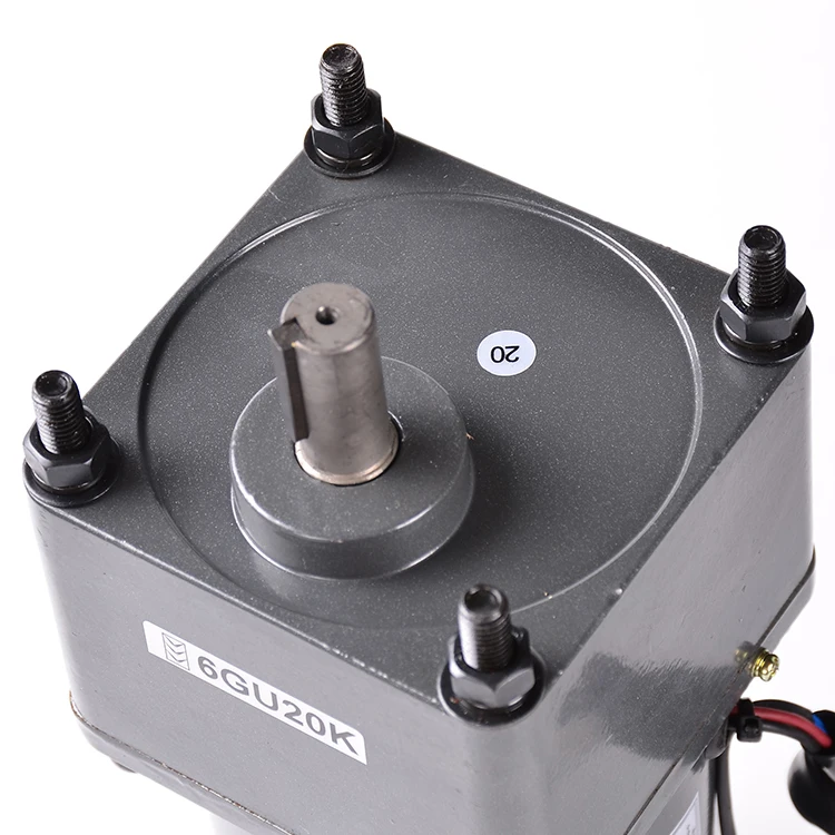 Маленький однофазный редукторный электродвигатель переменного тока с низкой скоростью, 110 В, 220 В, 10 об/мин, 120 Вт, 200 Вт