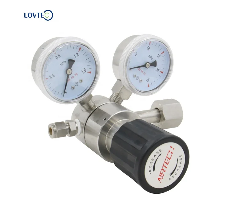 ONE STAGE STAINLESS STEEL PRESSURE REDUCER OXYGEN REGULATOR GAS PRESSURE REDUCER oxygen concentrator