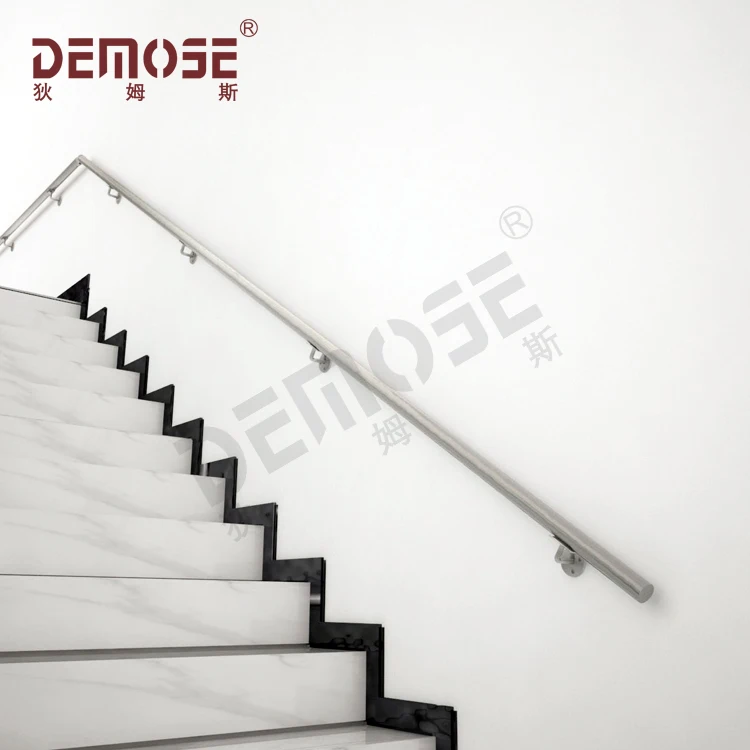 demose stainless steel wall mounted on wall handrail