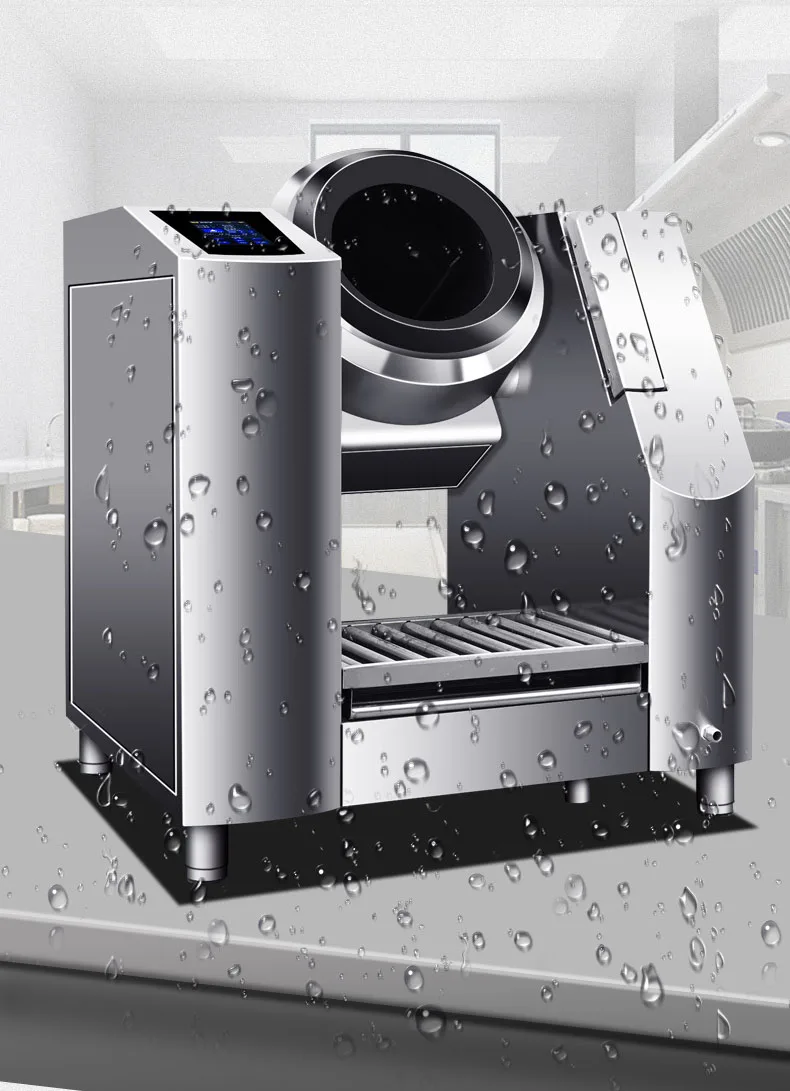 Selling Fry Fried Rice Machine for Restaurant 5kW Stir Fry Machine Electric Stir Fryer Automatic Rice Cooking Machine