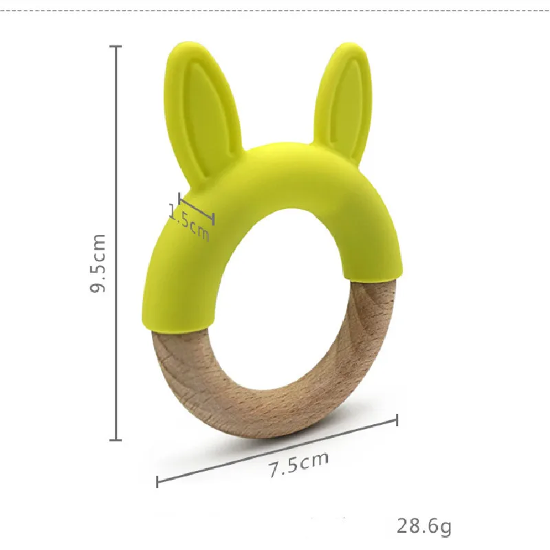 Food Grade Silicone Baby Teether Toy Baby unicorn Shape BPA Free Teething Toys For Toddlers Infants Baby tooth Massager