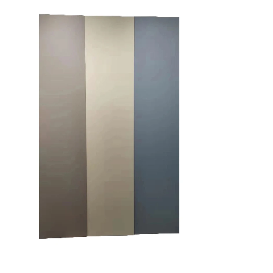 High Gloss Decorative Acrylic Faced MDF Board, PVC Film MDF for Cabinet Doors
