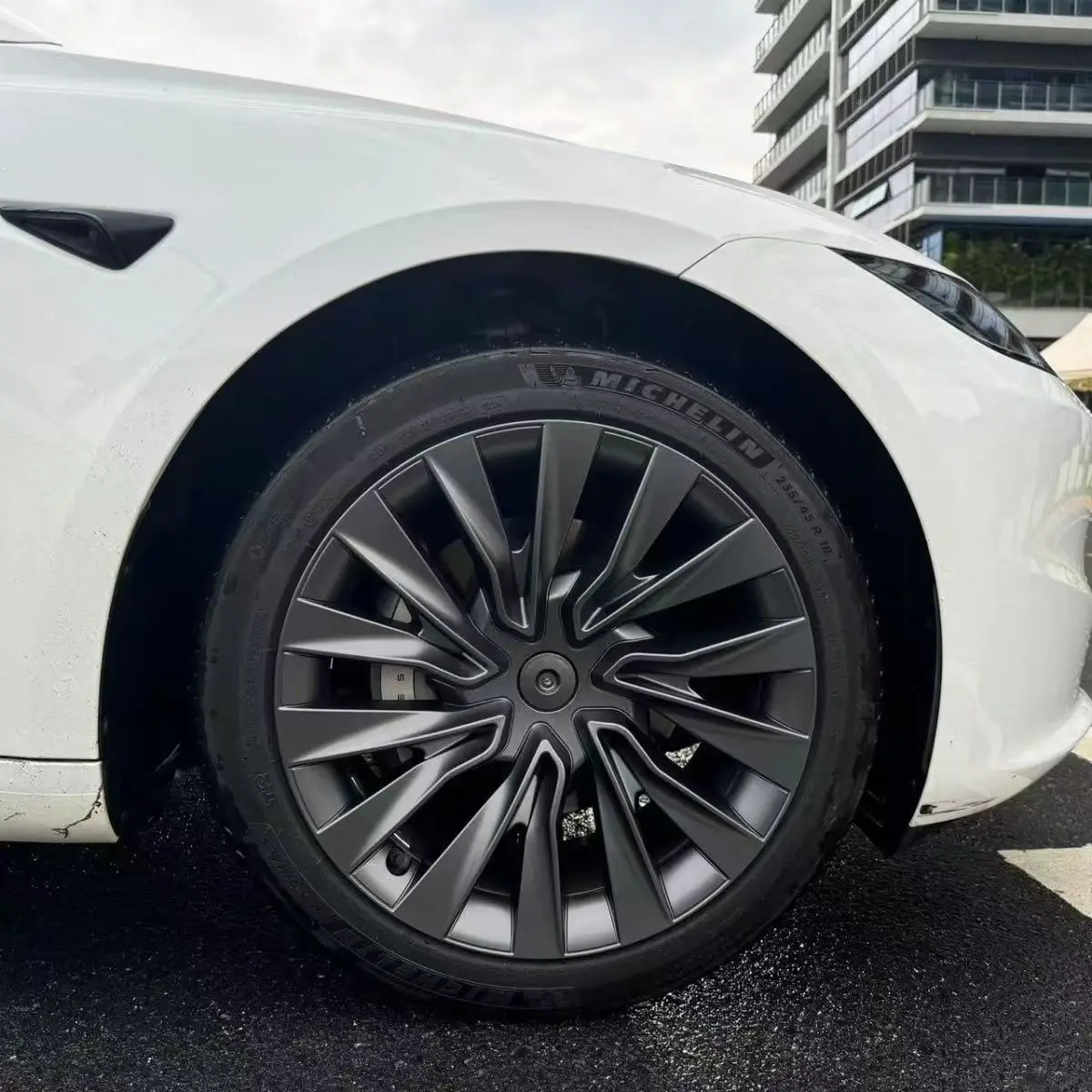 Внешние аксессуары 18-дюймовые колпачки для колес ступиц защитные крышки 2024 Tesla модель 3 Highland