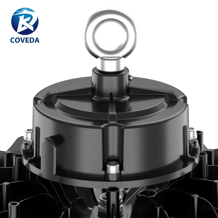 COVEDA AC165-265V China Manufacturer Warehouse Lamp Die Cast Aluminum 100w 150w 200w Ufo Led High Bay Light