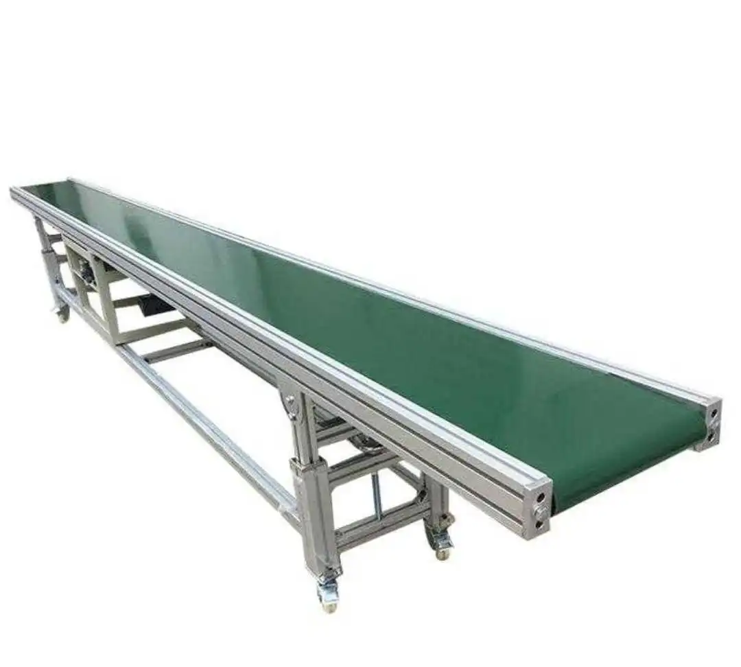 Climbing Inclined Food Grade Pvc Conveyor Belt System Belt Conveyor Assembly Line Inclined Climbing Assembly Line Folding Belt