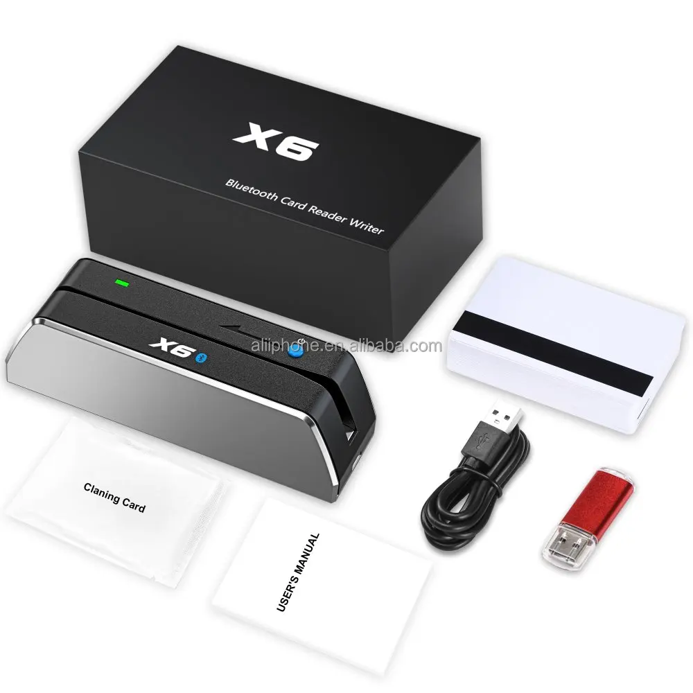  Заводское производство оптовая цена MSRX6 MSRX6BT с Blueteeth считыватель магнитных карт msrx6bt track