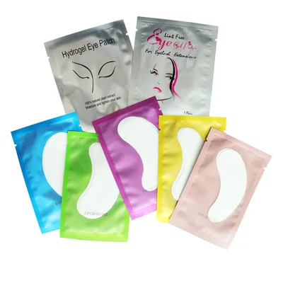 
High Quality Makeup Tool Kit Fast Delivery Eye Patch Eyelash Extensions Pads Mask Free Eye Gel Patch Cotton Customized Package 